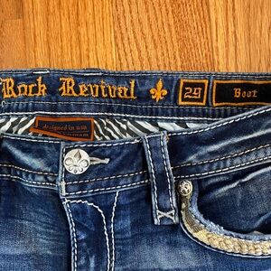 Rock Revival Men's Blue Jeans